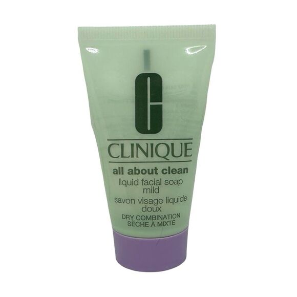 Clinique All About Clean Liquid Facial Soap - 1.0 fl oz / 30 ml x Set of 3 - Picture 2 of 3